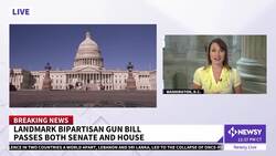 Congress Sends Landmark Gun Violence Compromise To President Biden News Clip