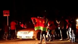 CLEAN : Zambian opposition supporters celebrate ahead of final result (2) News Clip