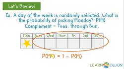 Calculating Probabilities Using the Complement and Addition Rules Instructional Video