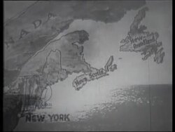 Charles Lindbergh breaks record for first non-stop transatlantic flight, 1927 Stock Footage