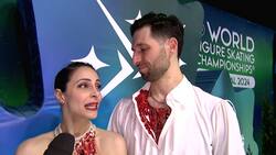 Stellato-Dudek, Deschamps reflect on gold medal performance at figure skating worlds News Clip