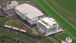 Aerials of Epsom race course News Clip
