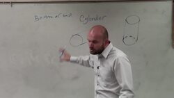 First intro to right circular cylinders in junior or high school geometry Instructional Video