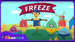Fall Freeze Dance - The Kiboomers Preschool Movement Songs for Circle Time Instructional Video
