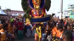 CLEAN : Thaipusam a colourful Hindu festival in Malaysia News Clip