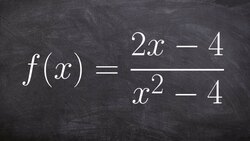 How to identify vertical and horizontal asymptotes with holes Instructional Video