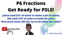Fractions for PSLE Instructional Video