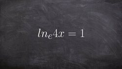 Using inverse properties to solve a logarithmic equation Instructional Video