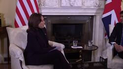 Kamala Harris meets with Rishi Sunak in Downing Street News Clip