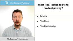 Product Pricing - Legal Issues Instructional Video