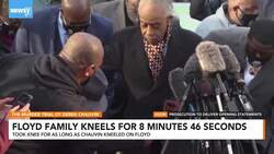 Floyd Family Kneels For 8 Minutes And 46 Seconds News Clip