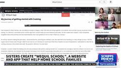 Pandemic hurdles inspire sisters to build online homeschool community News Clip