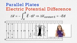 Parallel Plates Electric Potential Difference using an Integral Instructional Video