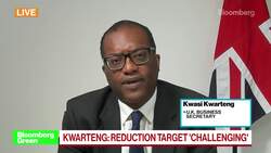 U.K. Business Secretary Kwarteng on 78% Carbon Reduction by 2035 News Clip