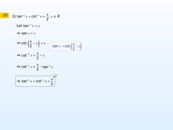 Properties of Inverse Trigonometric Functions Instructional Video