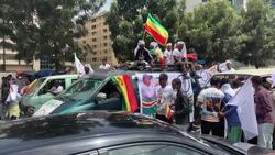 CLEAN : Opposition party in streets of Ethiopian capital ahead of vote News Clip