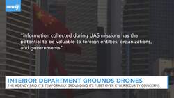 U.S. Interior Department Grounds Its Chinese-Made Drones News Clip