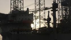 North Sea Oil Rig News Clip