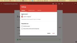 How to Use Google Forms Settings Instructional Video