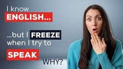 Stop Freezing in English - Speak English Confidently Instructional Video