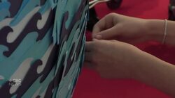 Students in Poland decorate enormous Easter eggs News Clip