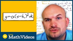 Write the quadratic in vertex form from standard form Instructional Video