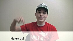 How to say "Hurry up!" in Spanish (Día 30) Instructional Video