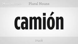 How to Make Plural Nouns in Spanish Instructional Video