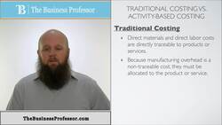 Activity-Based Costing vs Traditional Costing Instructional Video