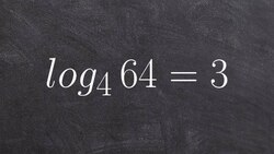 Transfering from logarithmic form to exponential Instructional Video