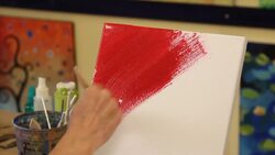 How to Paint a Simple Background with Acrylic Instructional Video