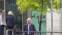 Legal teams arrive at High Court as jury begins deliberating in Gerry Adams’ libel action against BBC News Clip