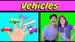 Vehicle Finger Family Song - Bella and Beans TV Instructional Video