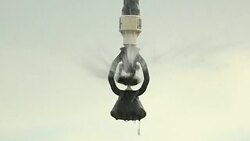 Irrigation pivot system watering agriculture field in 4K 60fps Stock Footage