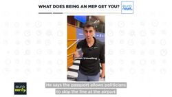 Fact check: Can MEPs skip the line at airports? Instructional Video