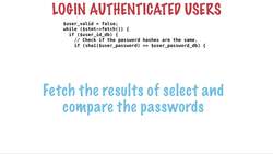 Web Security: Common Vulnerabilities And Their Mitigation - Learn by example - login authentication Instructional Video