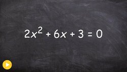 Finding the zeros by completing the square when you have a fraction Instructional Video