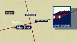 Police: 38-year-old man shot twice in Bellport; suspect on loose News Clip