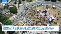 More Companies, States Make Juneteenth An Official Holiday News Clip