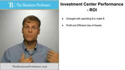 Investment Center Performance - ROI Instructional Video
