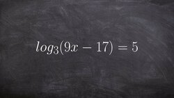 Converting an equation to exponential form Instructional Video