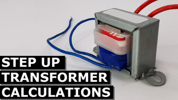 Step up transformer calculations