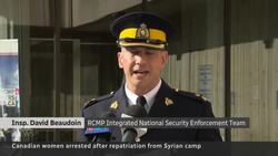 Women who left ISIS detention camp arrested upon arrival in Canada News Clip