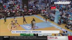 Stepinac High School alum R.J. Davis named to College Basketball First-Team All-American News Clip