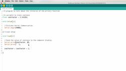 Display Arduino output (e.g. sensor data) on your computer monitor with this simple function: Part 2 Instructional Video
