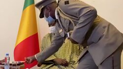 CLEAN : Mali's designated interim president makes first appearance News Clip