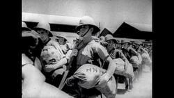 Royal Navy Ships on the Sea During World War Stock Footage