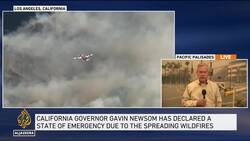 At least two people have been killed as three major: Wildfires sweep through suburbs of Los Angeles News Clip