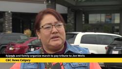 Friends and family organize march to pay tribute to Jon Wells News Clip