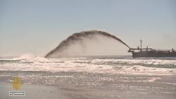 Australia's Gold Coast beach being rebuilt after Cyclone Alfred eroded 80% of its sand News Clip